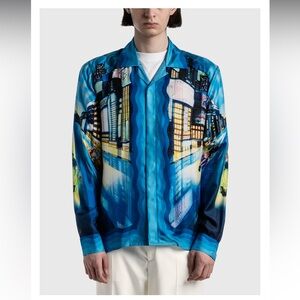 CASABLANCA Tokyo nights silk long sleeve size large